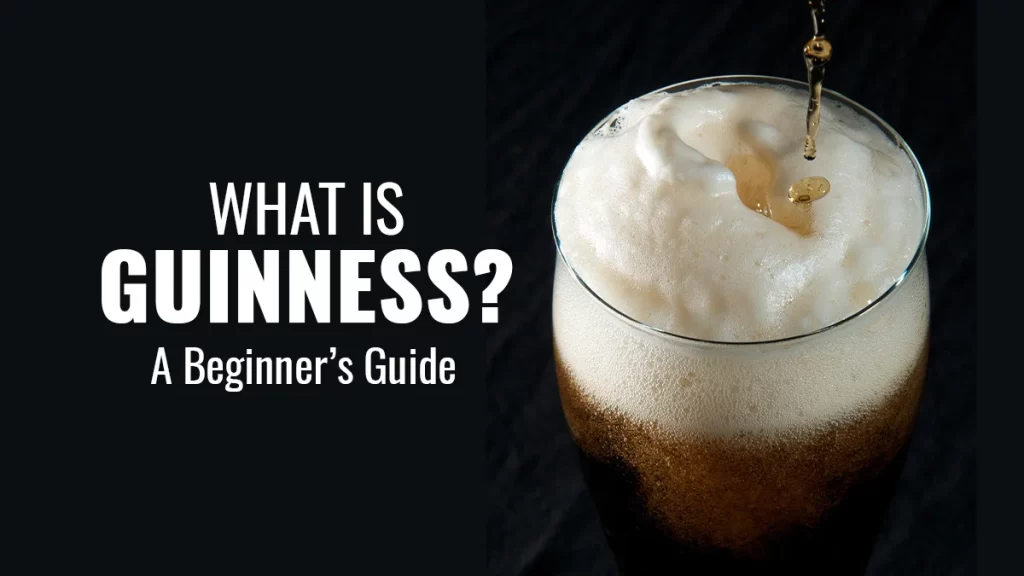 Guinness Draught Stout Pint Glass Close Up