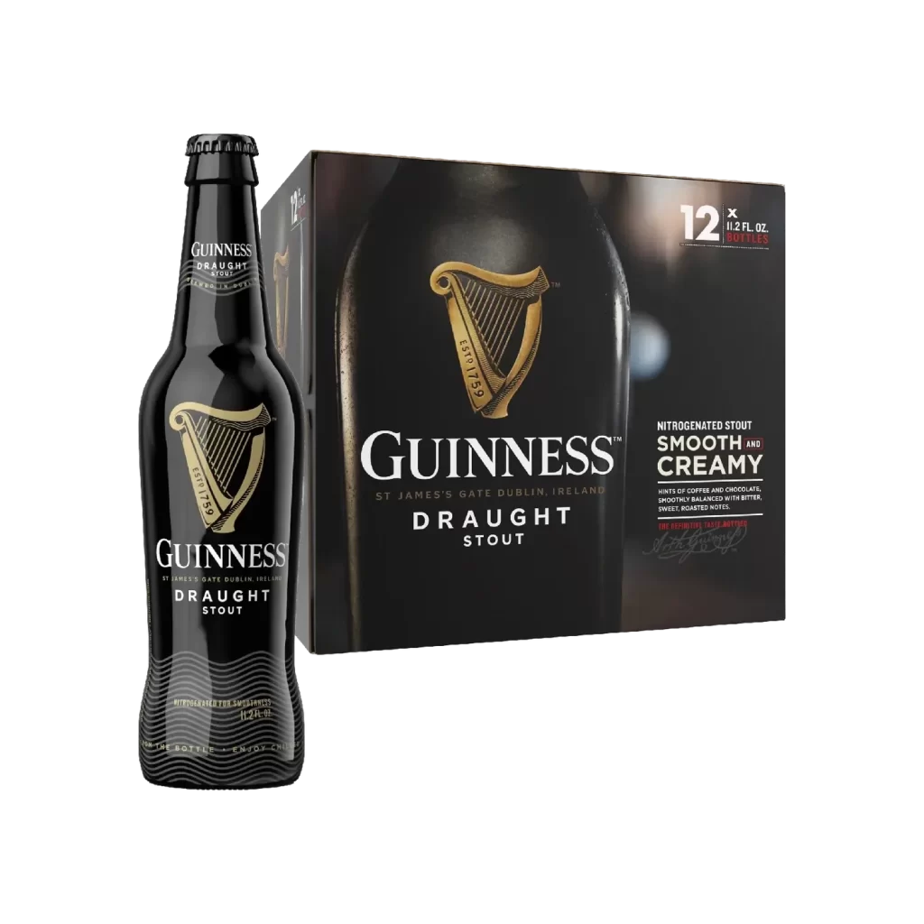 Guinness Draught Stout Twelve Pack Case Packaging