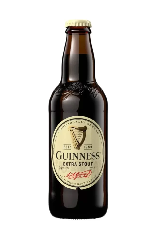 Guinness Extra Stout Bottle Cream Label Packaging