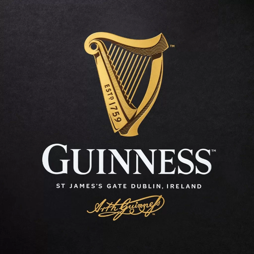 Guinness Logo Black Background