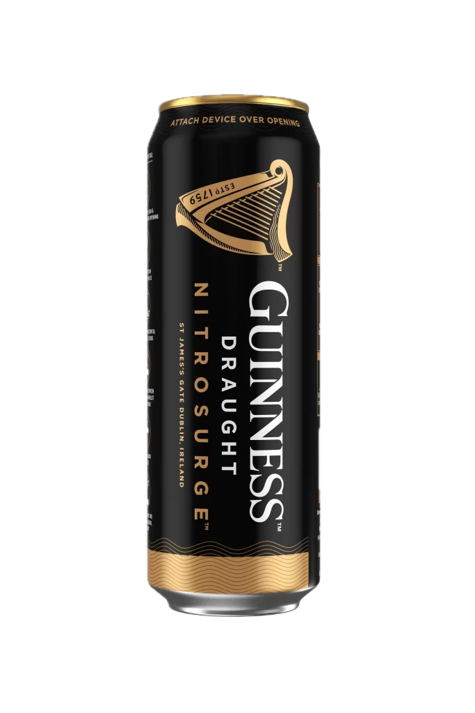 Guinness Nitro Surge Can Packaging
