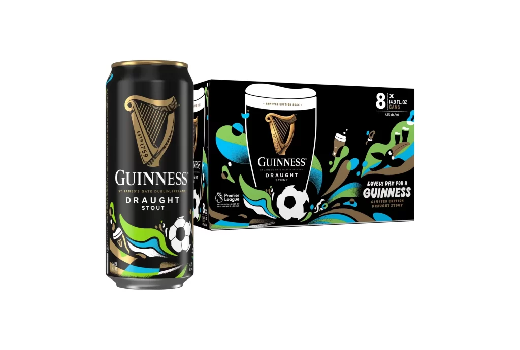 Guinness Premier League Eight Pack Cans Packaging
