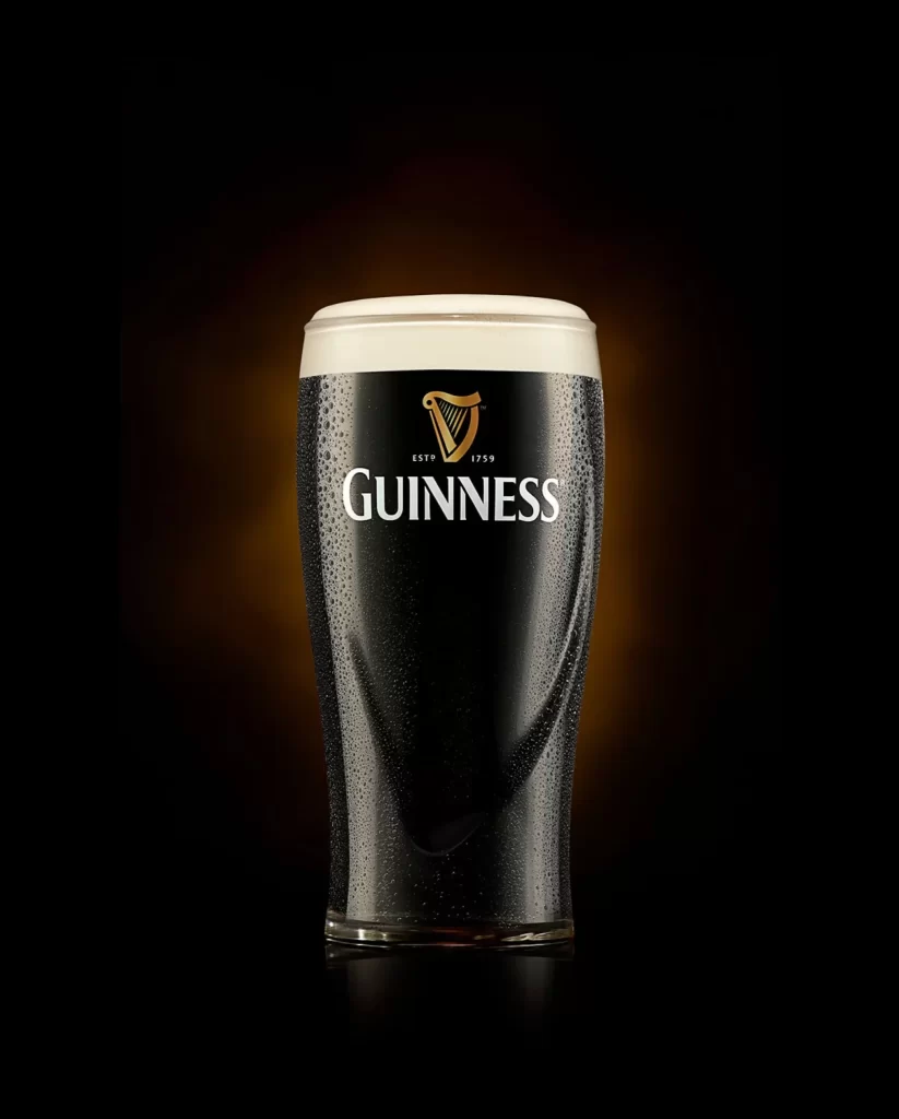Guinness Stout Pint Glass Advertisement