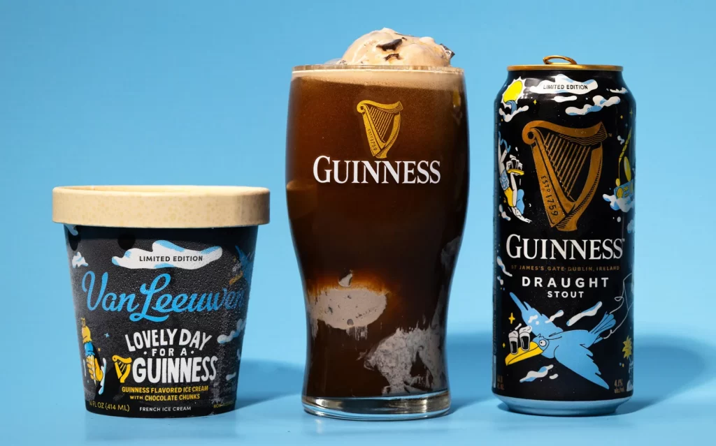 Guinness Van Leeuwen Can And Ice Cream Advertisement