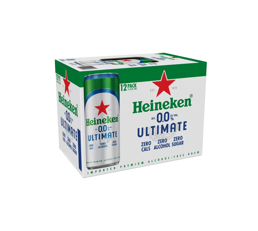 Heineken 0.0 Ultimate 12 Pack Cans Packaging