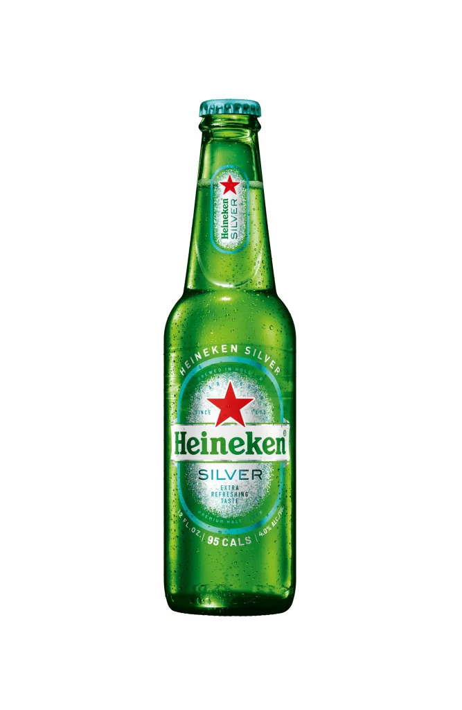 Heineken Silver Lager Beer Bottle Packaging