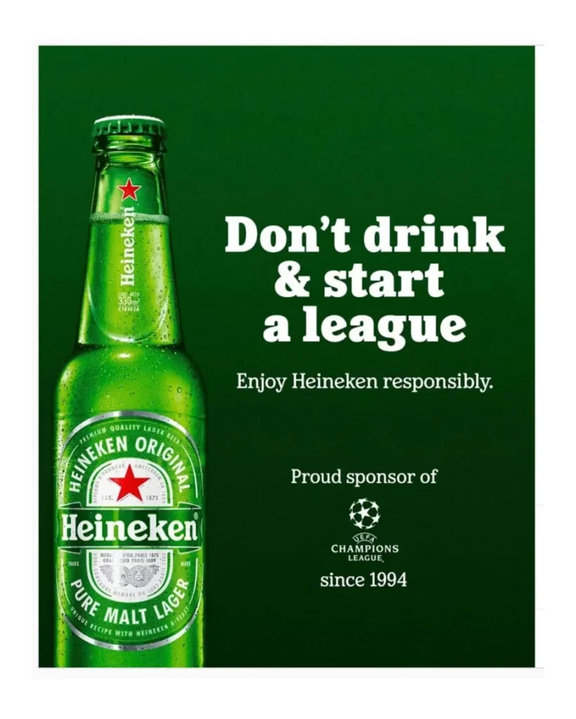 Heineken Super League Response Advertisement