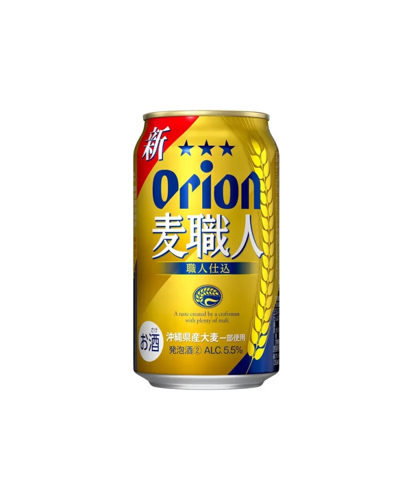 Orion Mugi Shokunin Happoshu Can Packaging