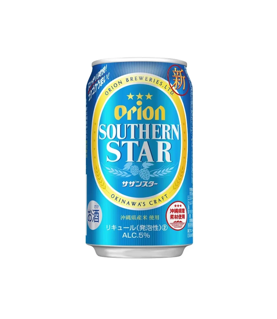 Orion Southern Star Okinawa Craft Liqueur Can Packaging