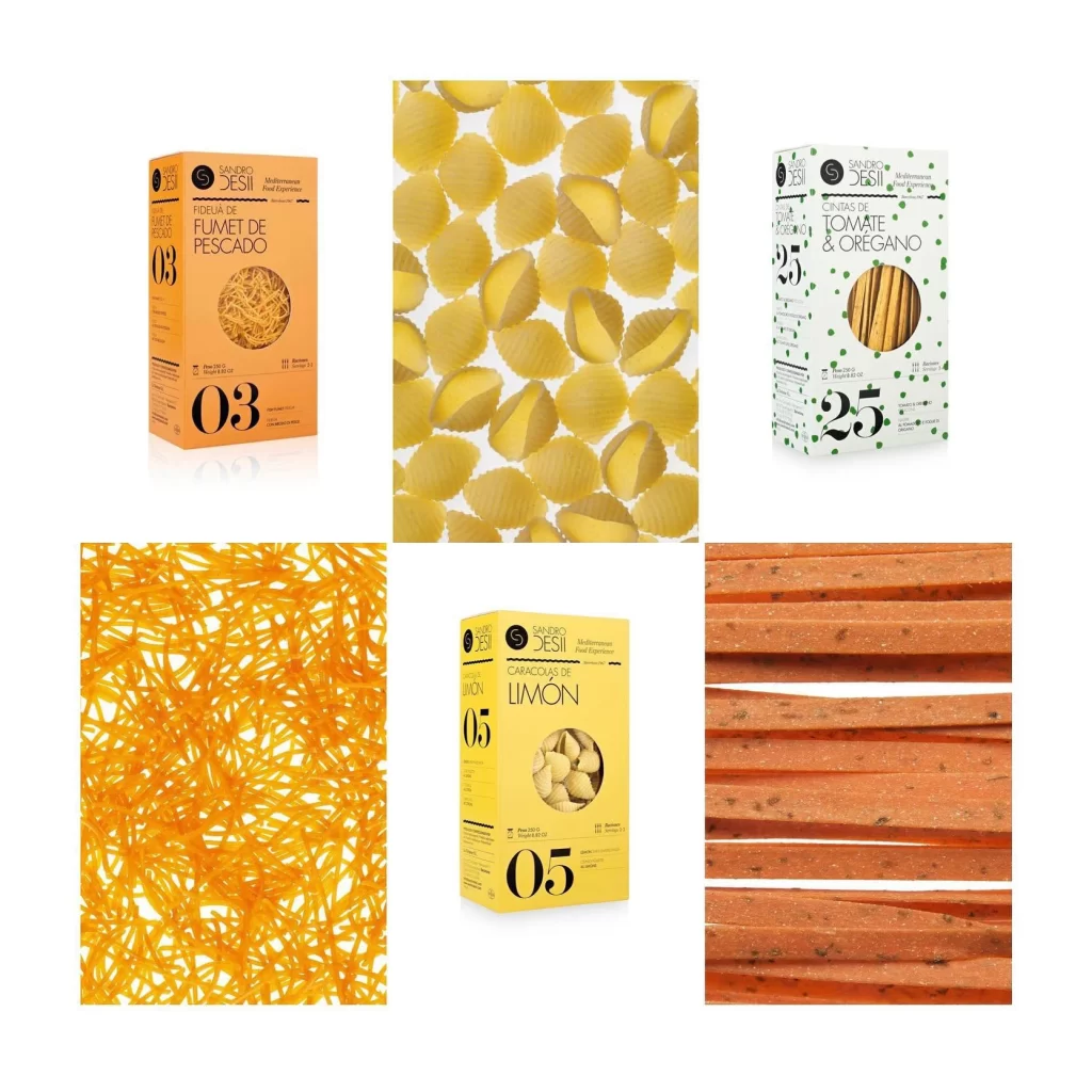 Sandro Desii Flavored Pasta Selection Advertisement