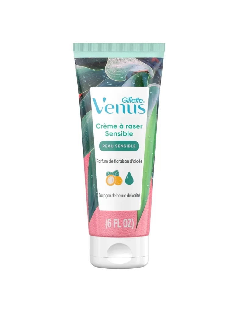 Gillette Venus Sensitive Shave Cream Packaging
