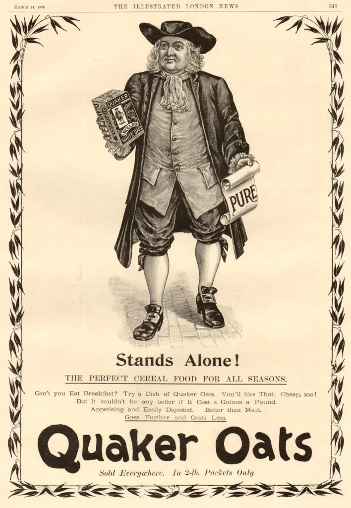 Quaker Oats Vintage Advertisement