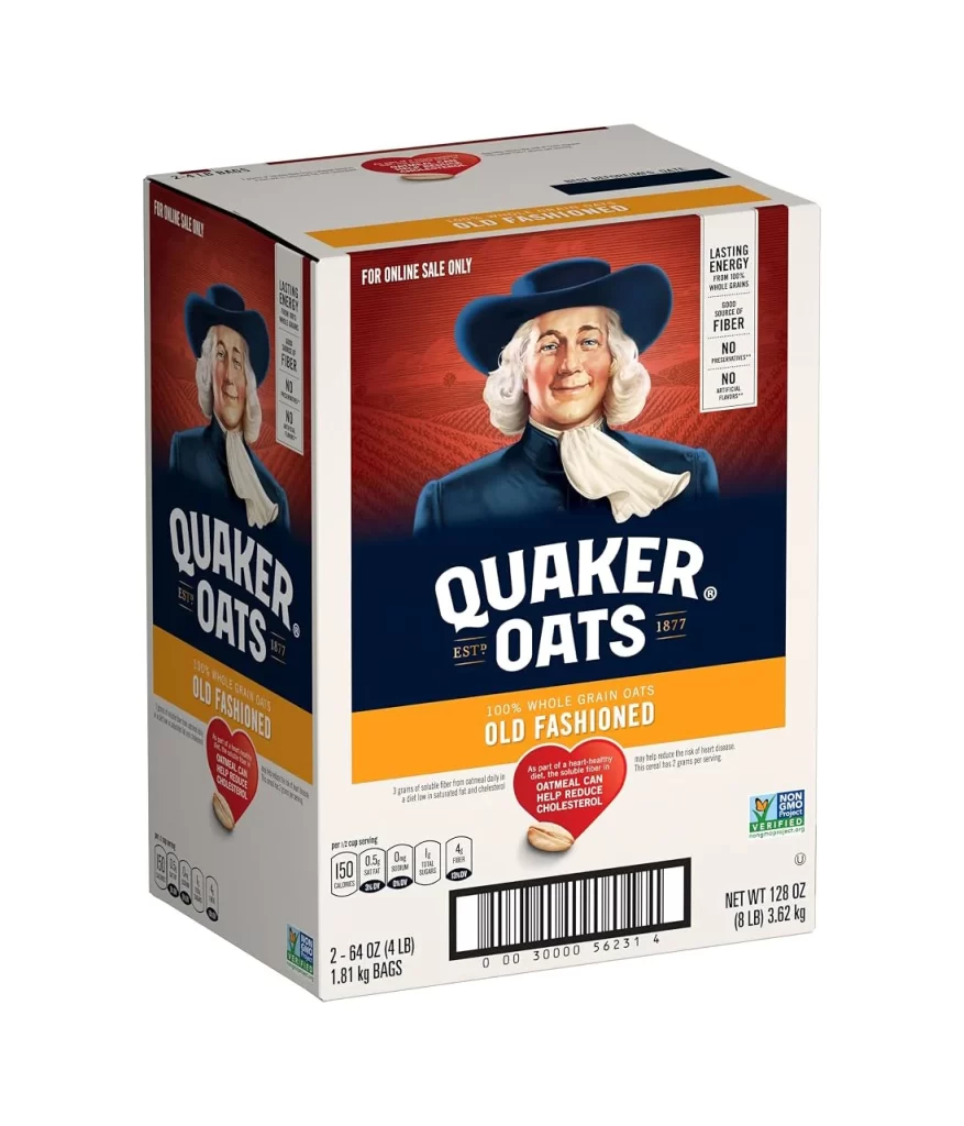 Quaker Old Fashioned Oats Box Packaging