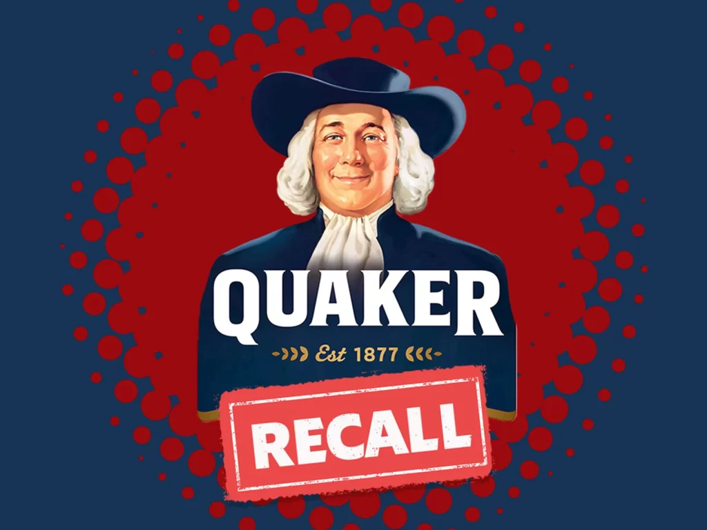 Quaker Recall Notice