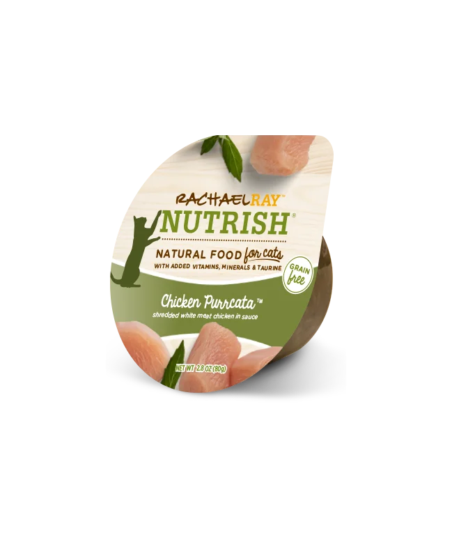 Rachael Ray Nutrish Chicken Purrcata Cat Food Cup Packaging