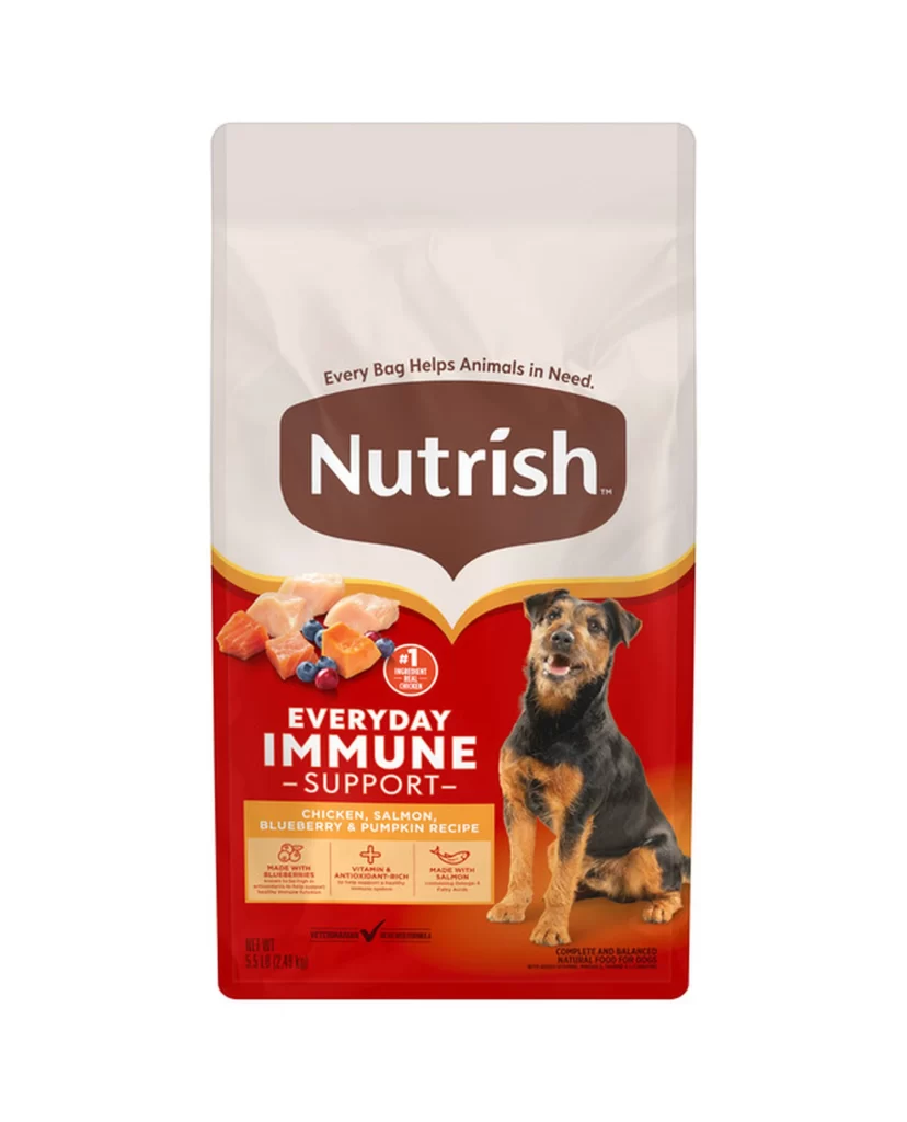 Rachael Ray Nutrish Everyday Immune Support Dog Food Bag Packaging