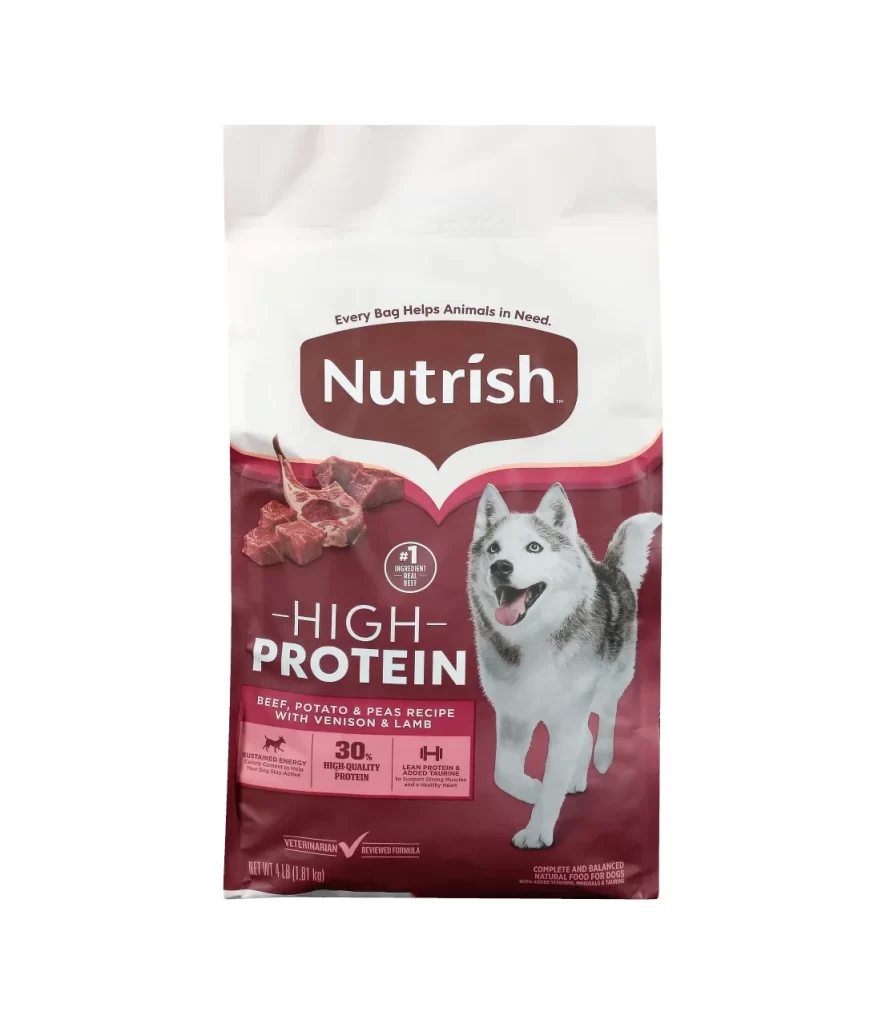 Rachael Ray Nutrish High Protein Dog Food Bag Packaging