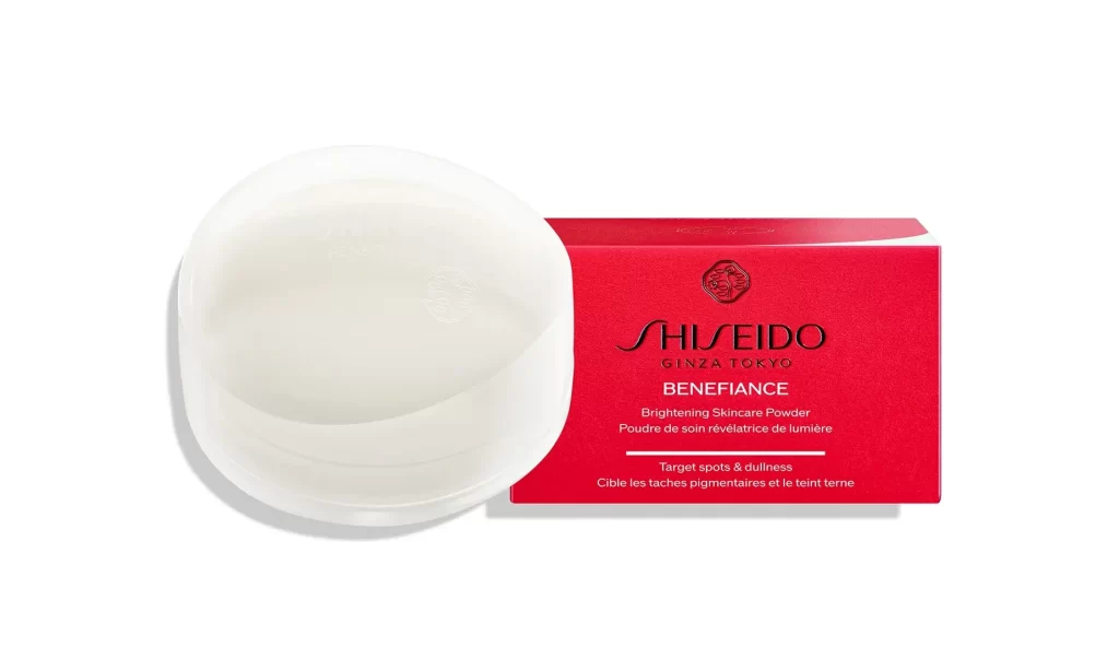 Shiseido Benefiance Brightening Skincare Powder Jar Packaging