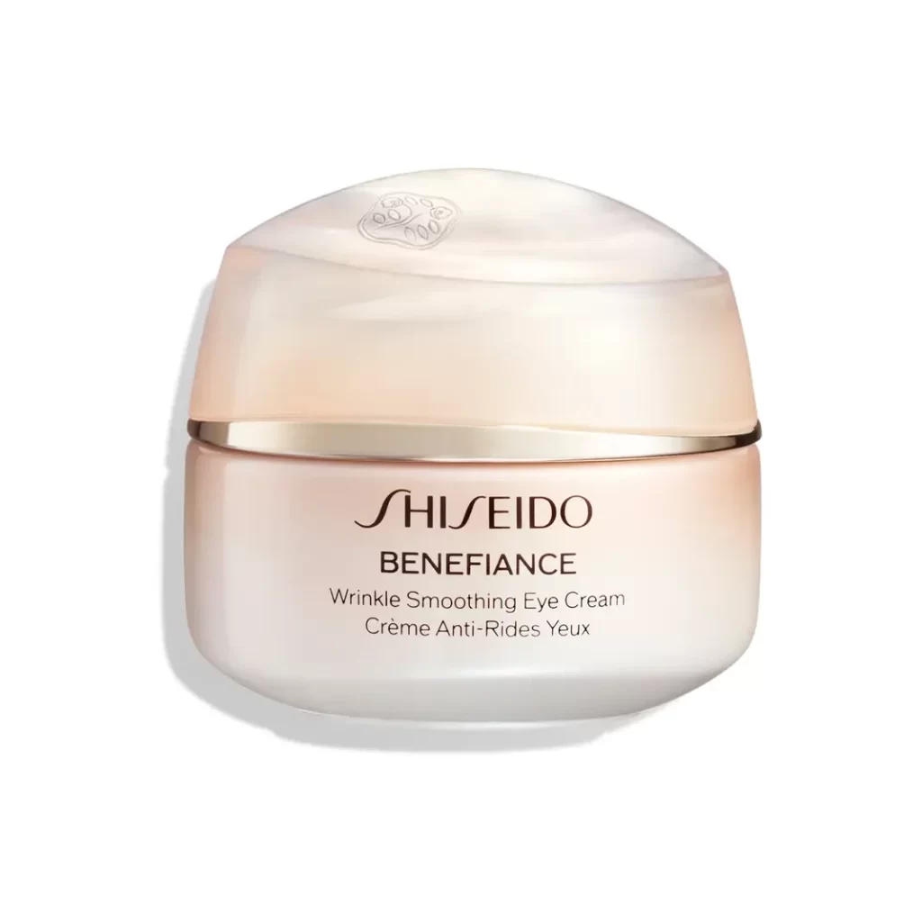 Shiseido Benefiance Wrinkle Smoothing Eye Cream Jar Packaging