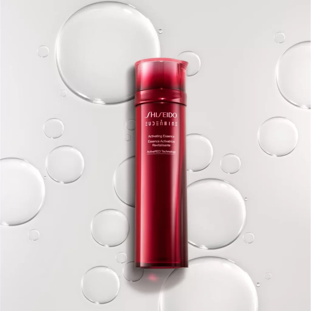 Shiseido Eudermine Activating Essence Bottle Advertisement