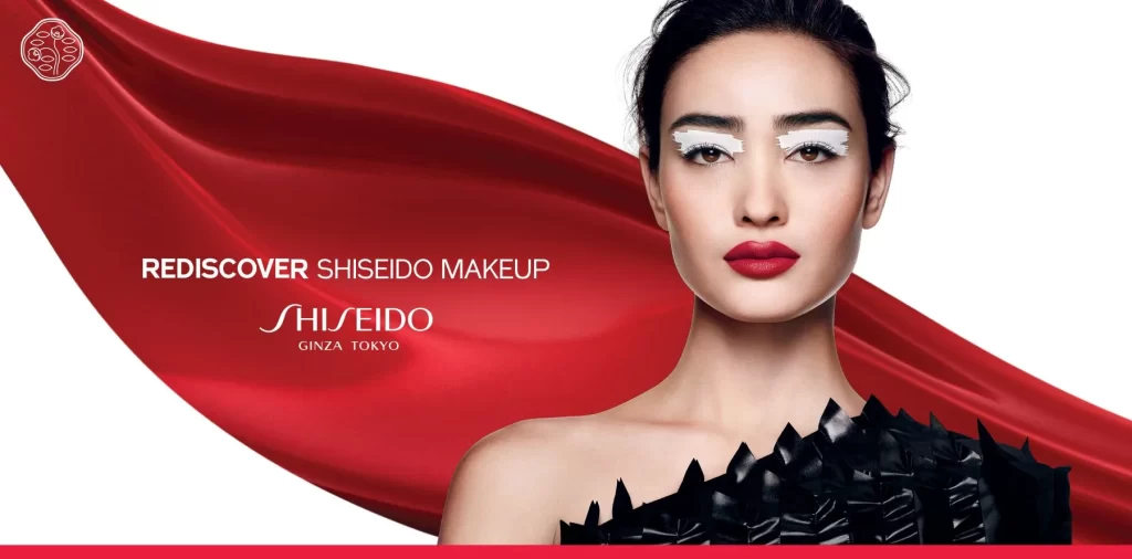 Shiseido Makeup Model Beauty Portrait Advertisement