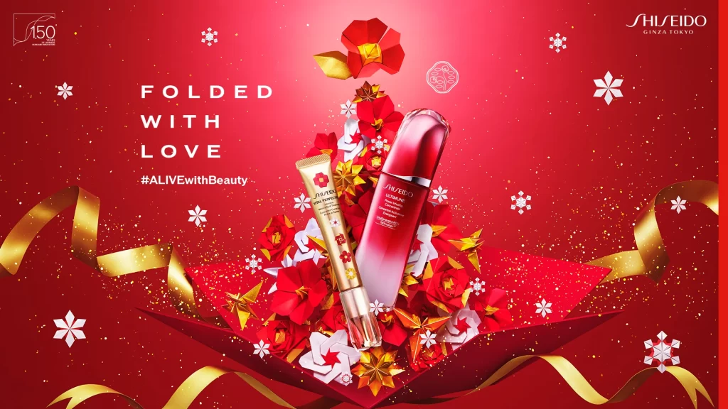 Shiseido Origami Campaign Advertisement
