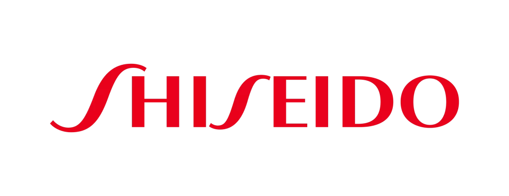 Shiseido Red Stylized Lettering