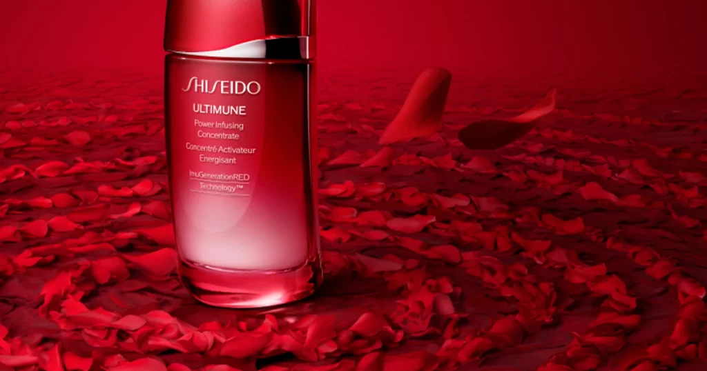 Shiseido Ultimune Power Infusing Concentrate Bottle Advertisement