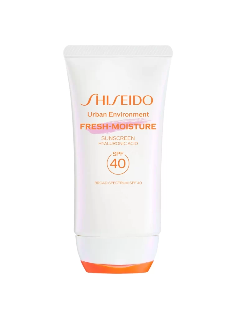 Shiseido Urban Environment Hyaluronic Acid Sunscreen SPF 40 Tube Packaging