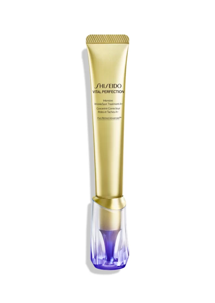 Shiseido Vital Perfection Intensive WrinkleSpot Treatment A+ Tube Packaging
