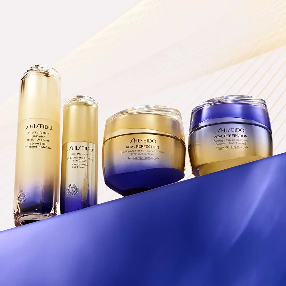 Shiseido Vital Perfection Skincare Set Advertisement