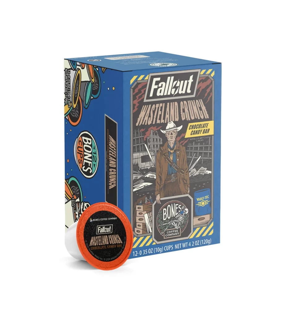 Bones Coffee Wasteland Crunch Single Serve Cups Packaging