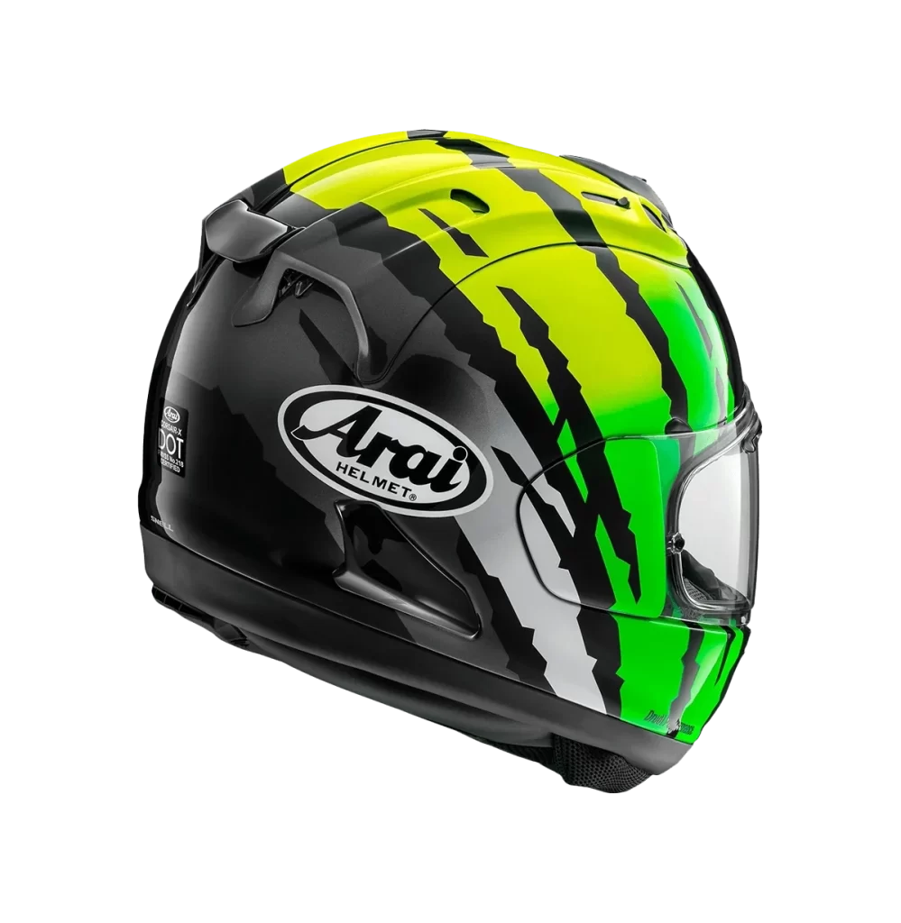 Arai Corsair X Blade Fluorescent Yellow Helmet