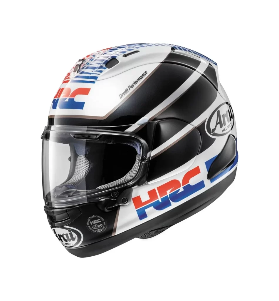 Arai Corsair X HRC Honda Helmet Close View