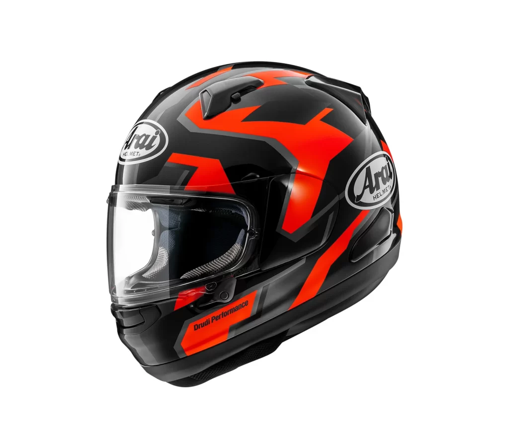 Arai Signet X Robotic Red Helmet