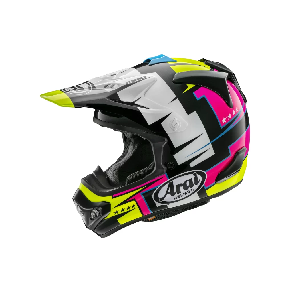 Arai VX Pro4 Combat 2 Yellow Helmet