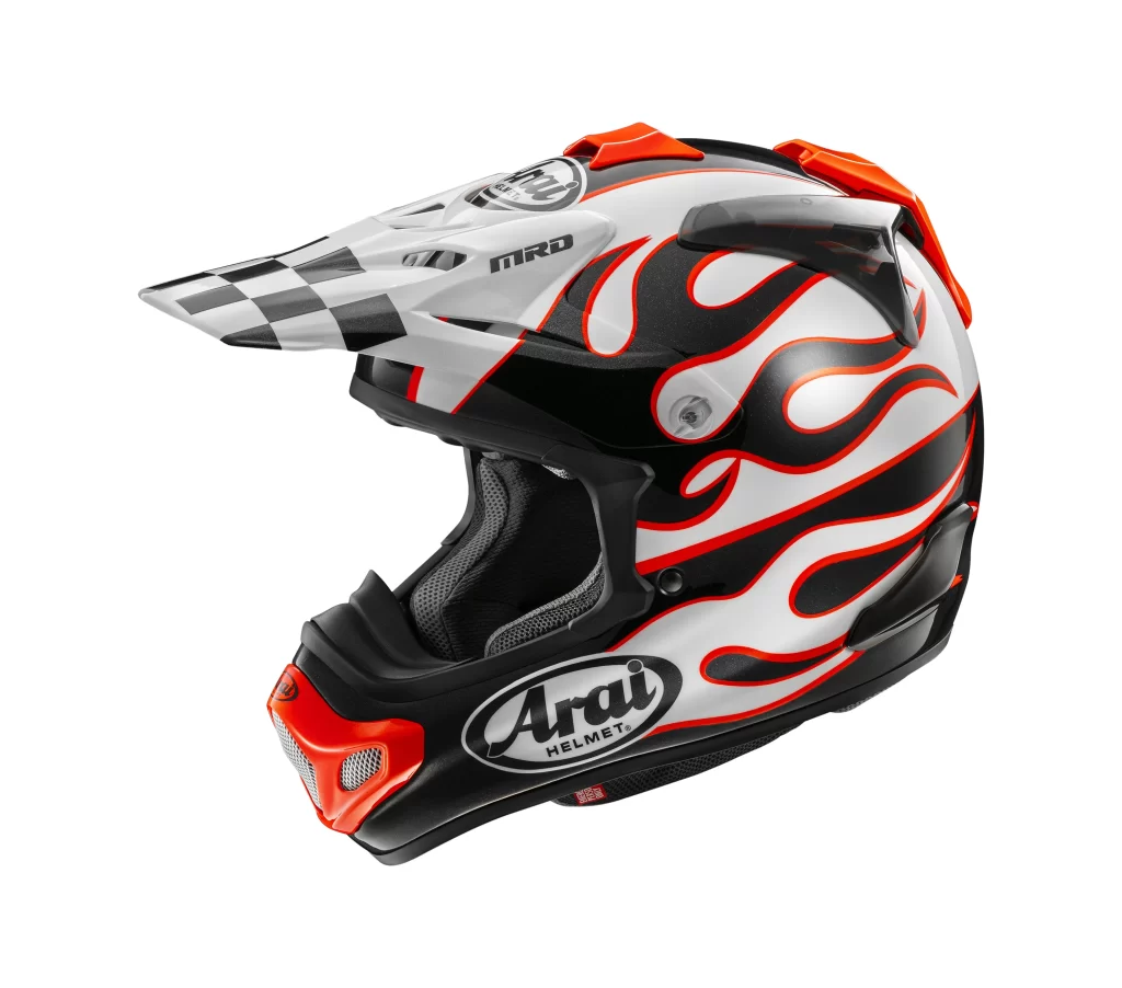 Arai VX Pro4 Flame White Helmet