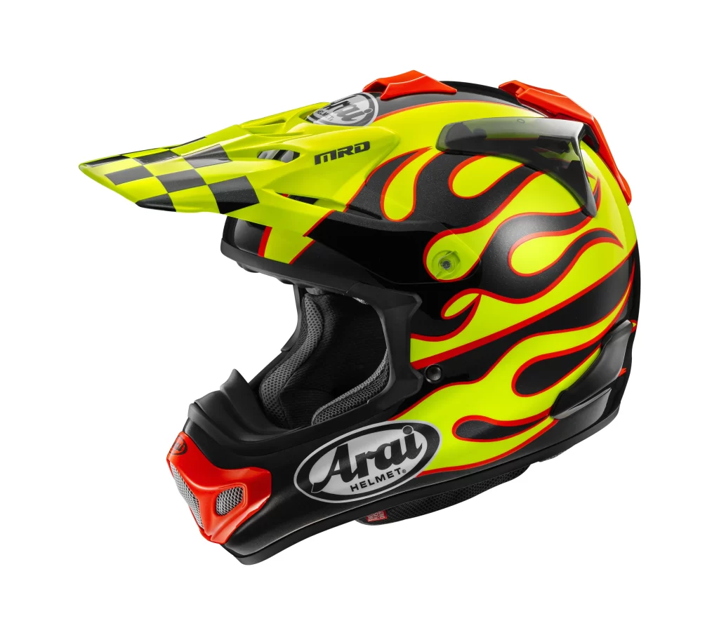 Arai VX Pro4 Flame Yellow Helmet