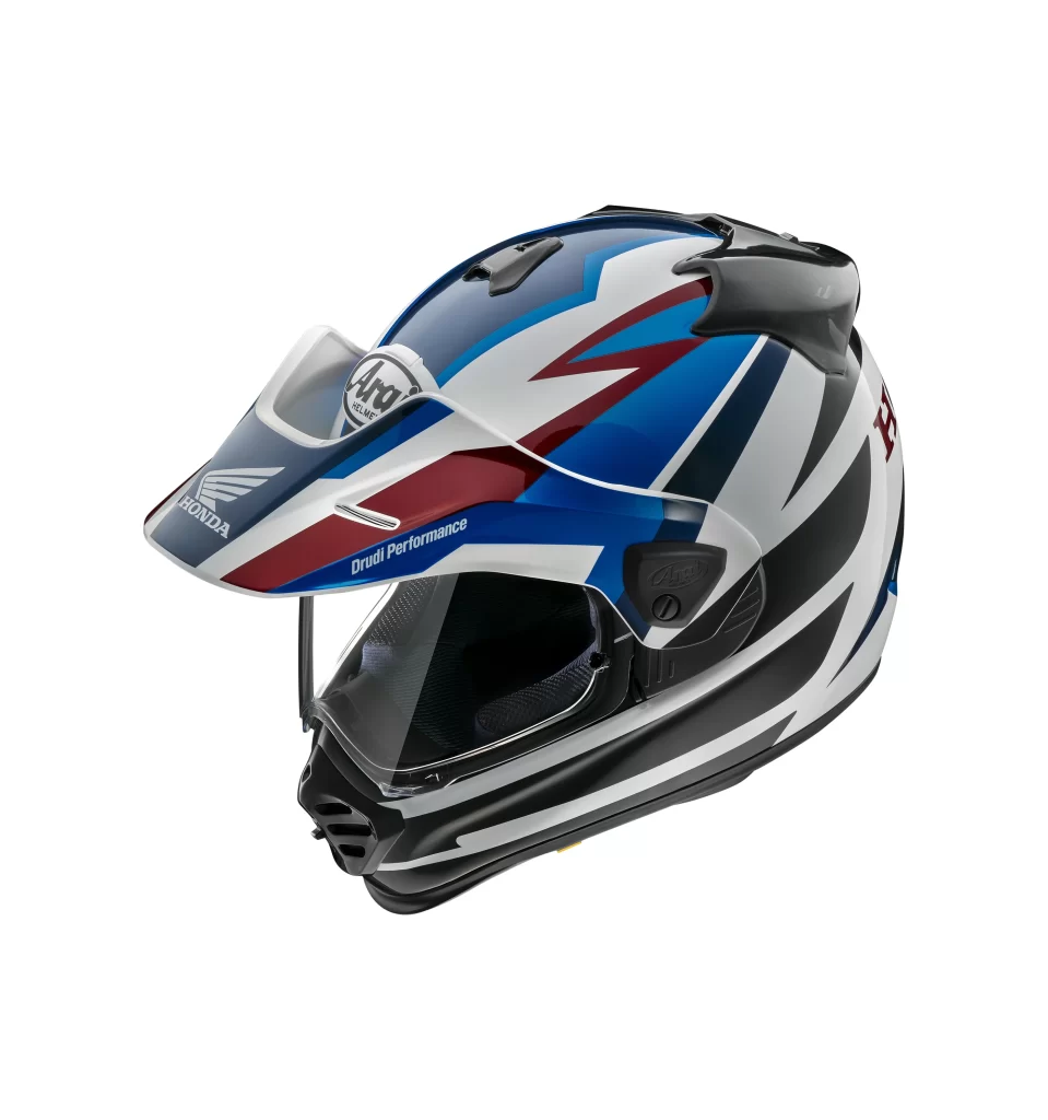 Arai XD5 Africa Twin Blue Helmet
