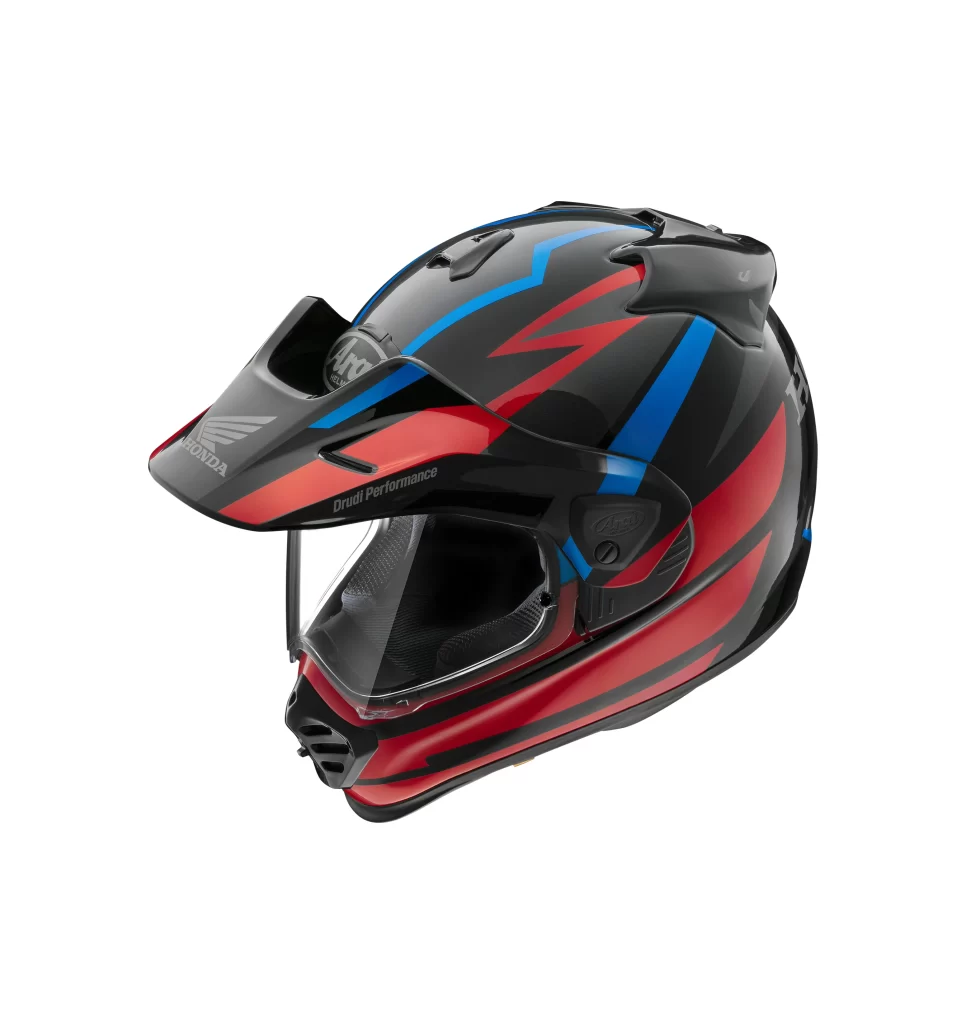 Arai XD5 Africa Twin Red Helmet