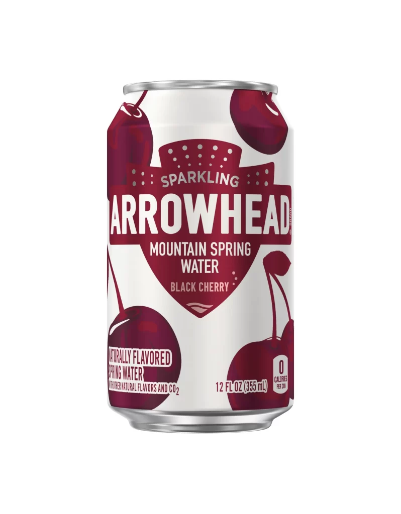 Arrowhead Sparkling Black Cherry Can