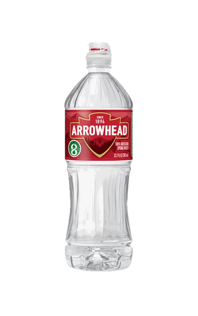 Arrowhead Water Bottle Side View