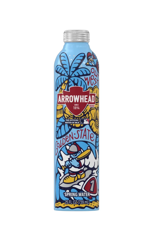 Arrowhead Water MLB Edition Bottle