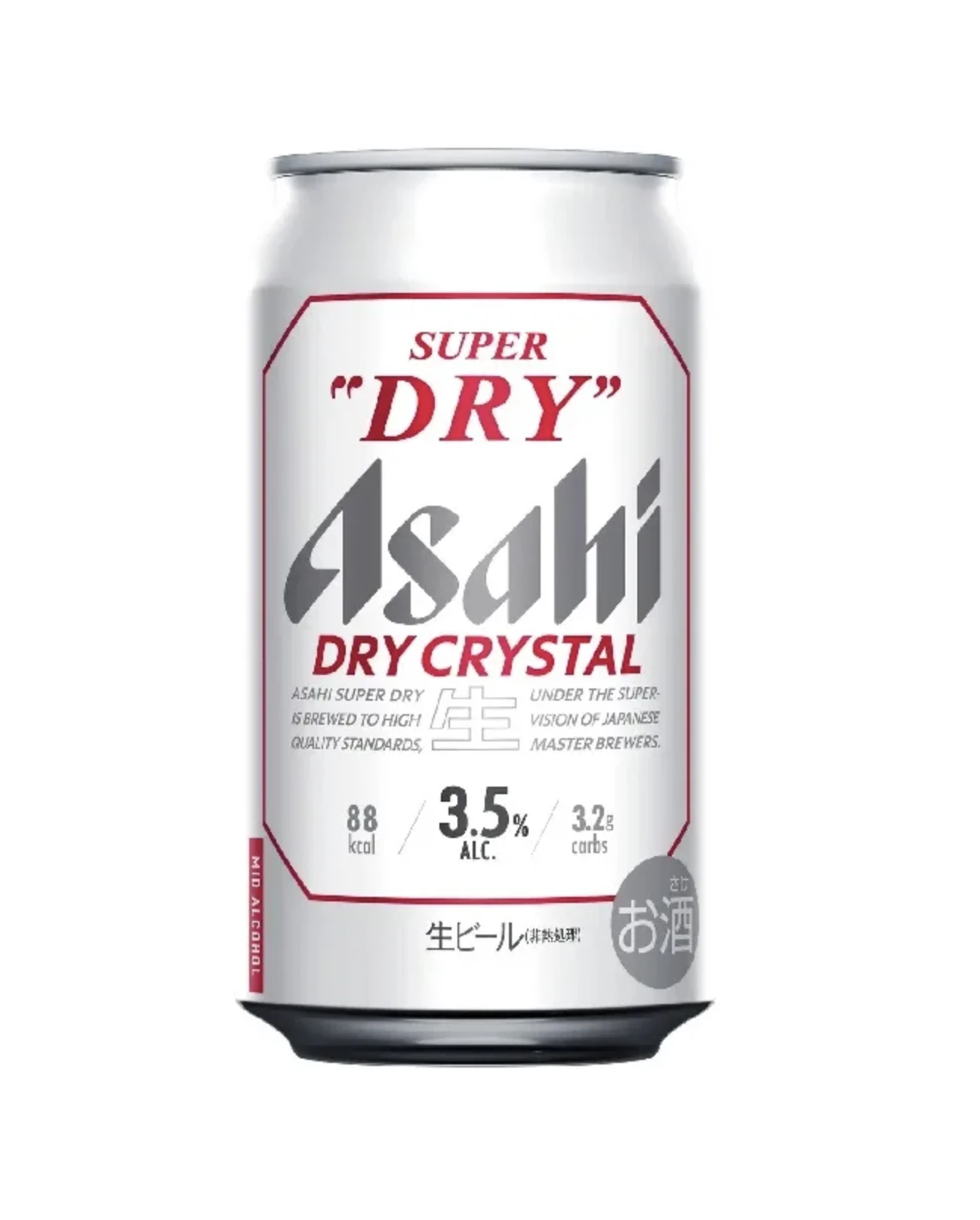 Asahi Dry Crystal Beer Can
