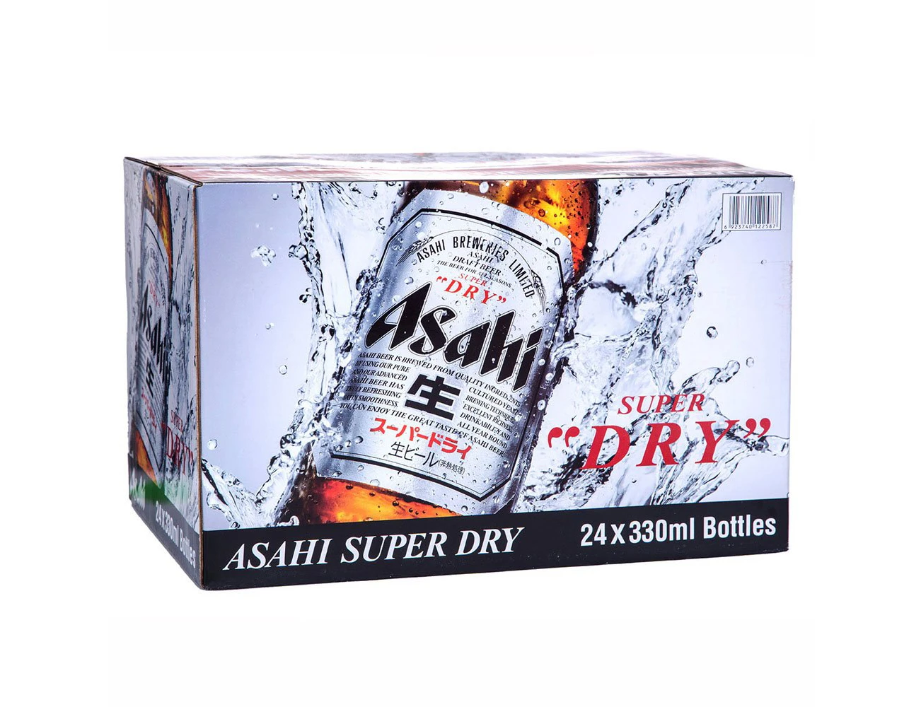 Asahi Super Dry Beer 24 Bottle Case