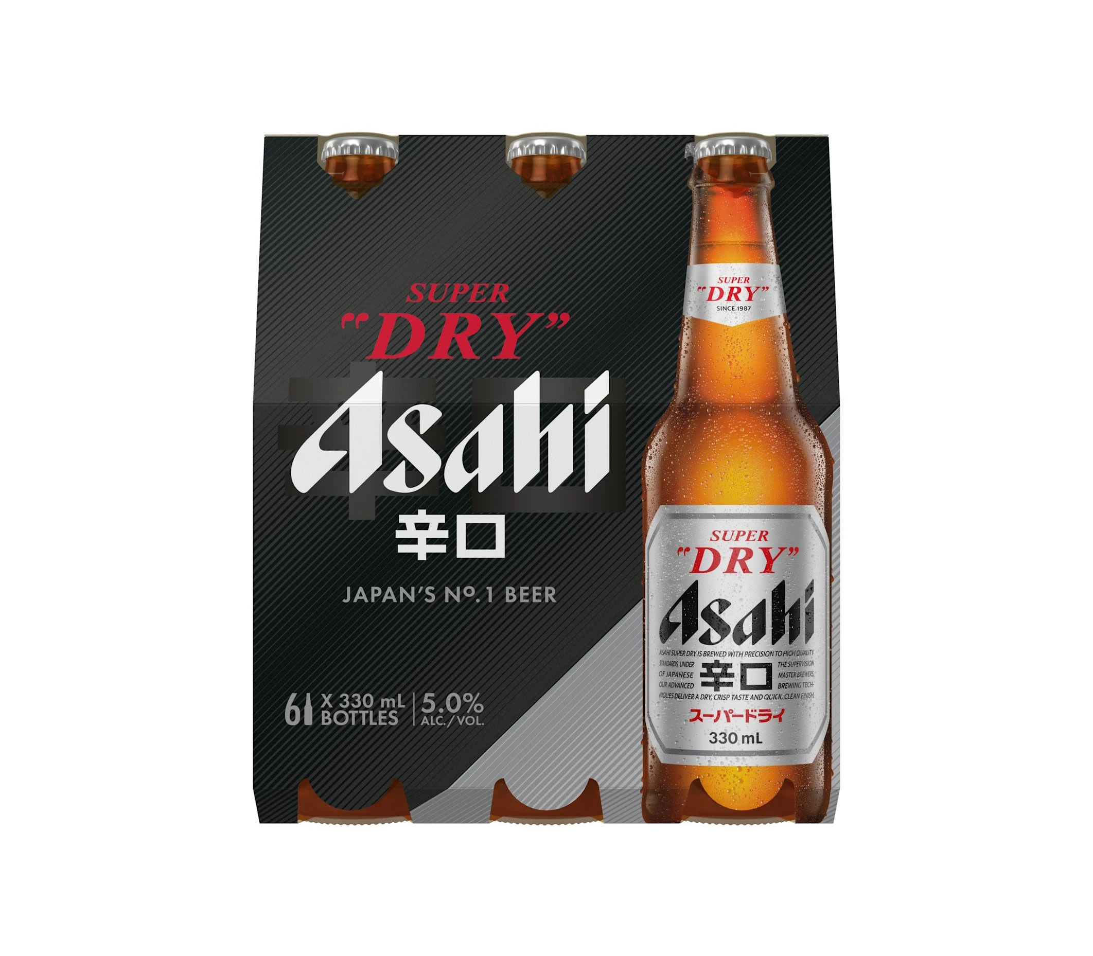 Asahi Super Dry Beer Six Pack Carrier