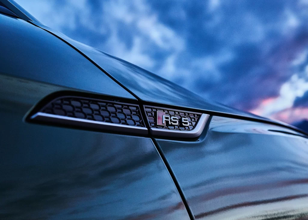 Audi RS5 Fender Vent Detail