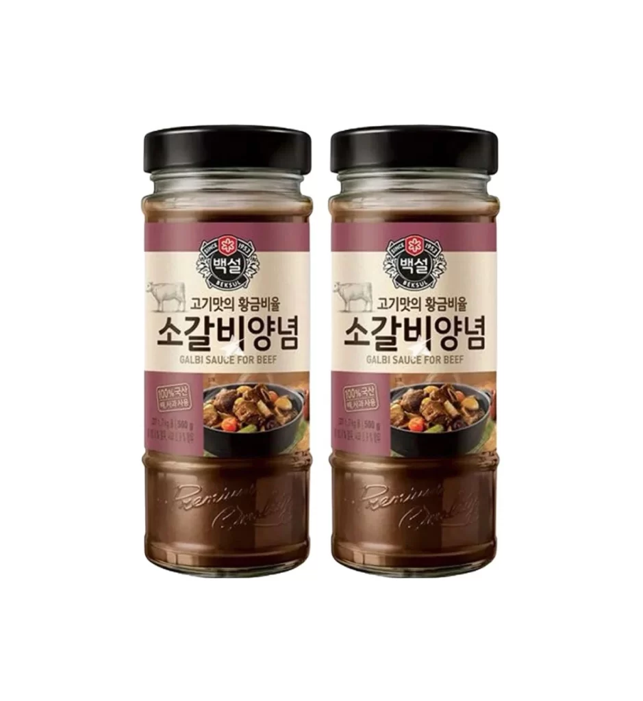 Beksul Beef Galbi Sauce Duo Packaging