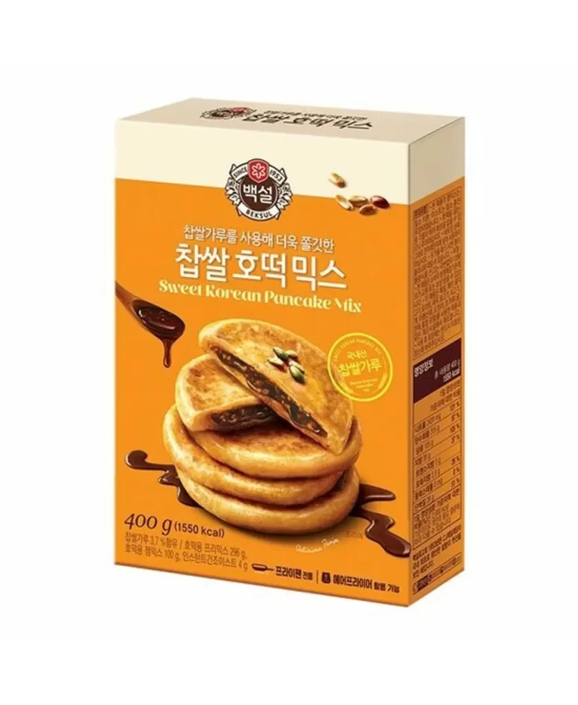 Beksul Chaltteok Hotteok Mix Packaging