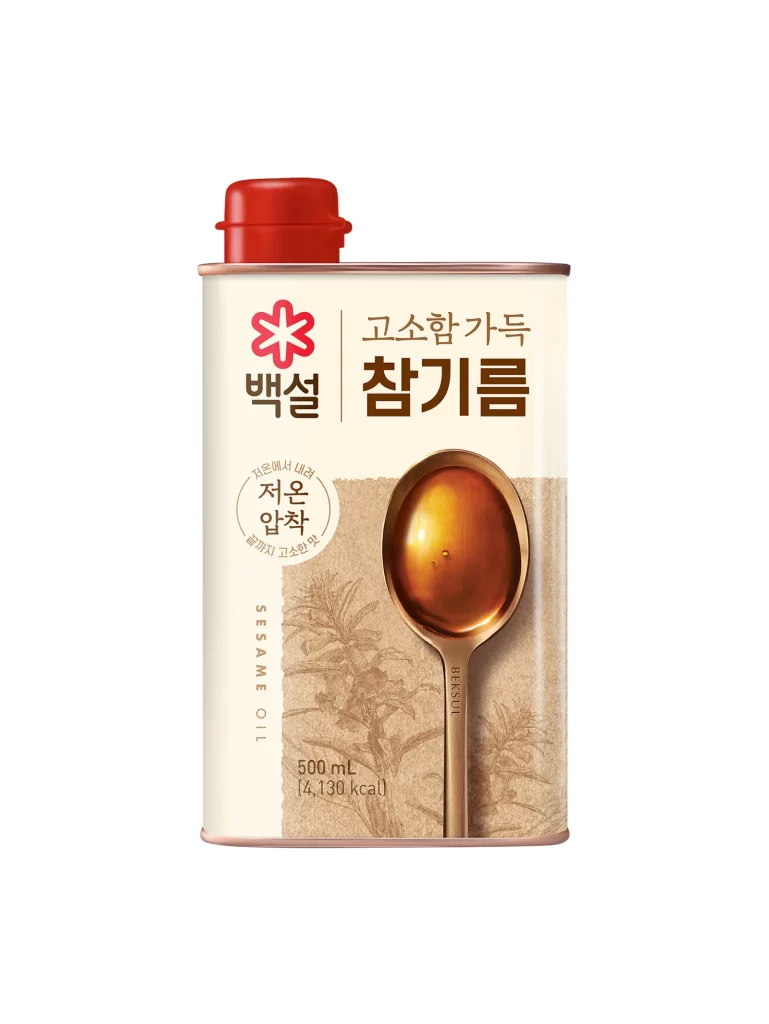 Beksul Sesame Oil Can Packaging